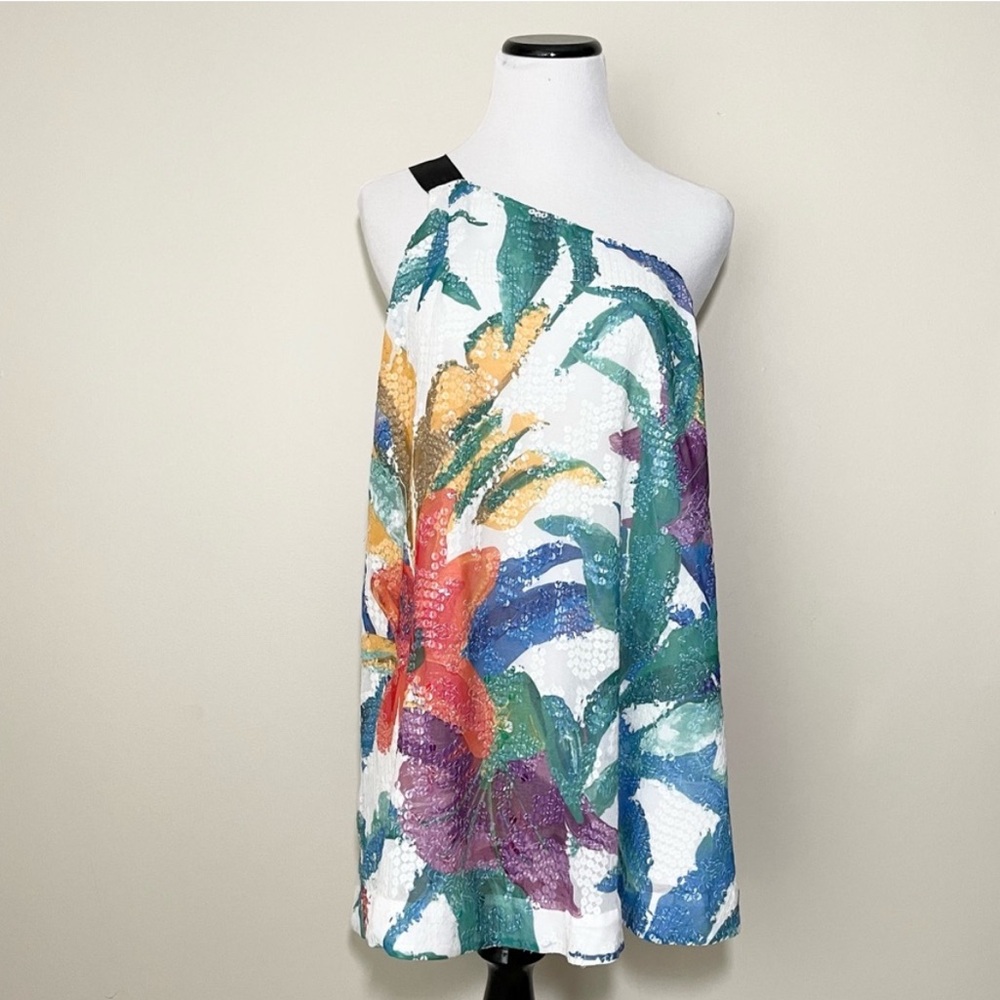 Free People Firestarter One Shoulder Tunic Top